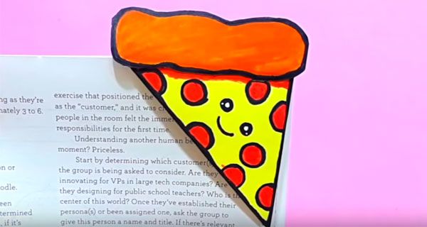 How To Make Pizza Bookmarks