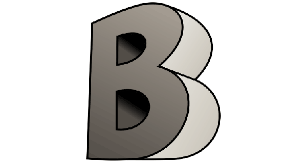 How To Draw B letter