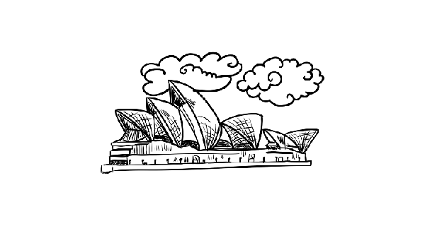 How To Draw Sydney Opera