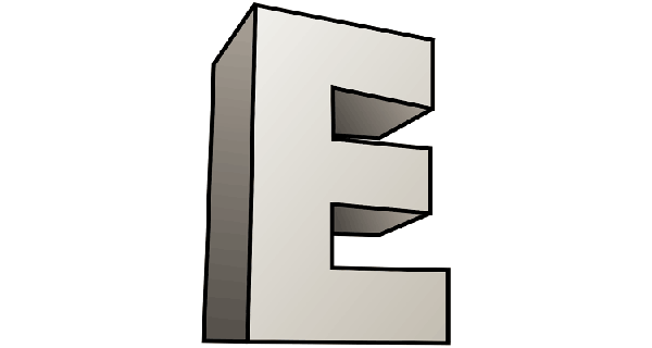 How To Draw E letter