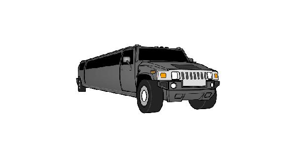 How To Draw Hummer Limo