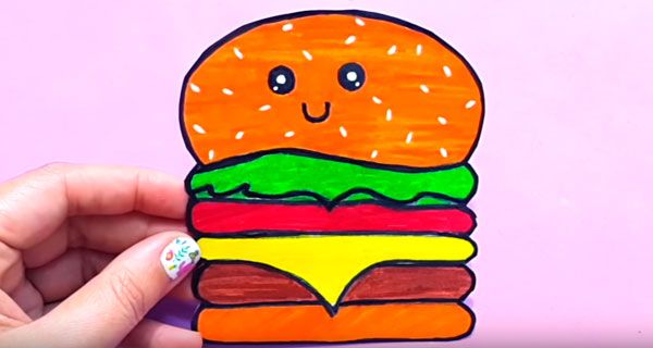How To Make Burger Bookmarks