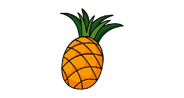 How To Draw Pineapple