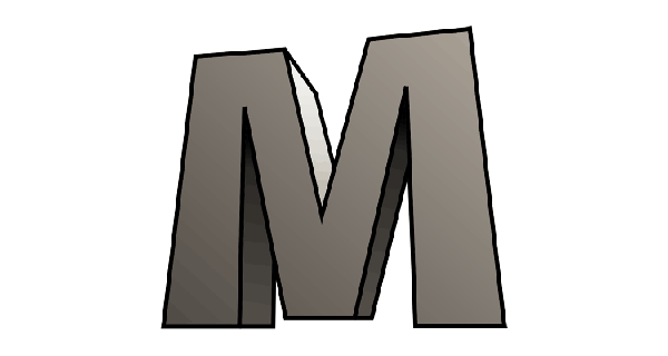 How To Draw M letter