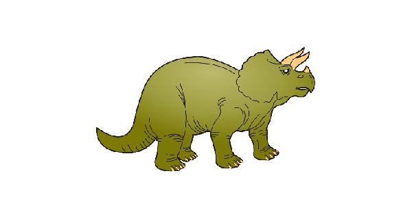 How To Draw T-Triceratops