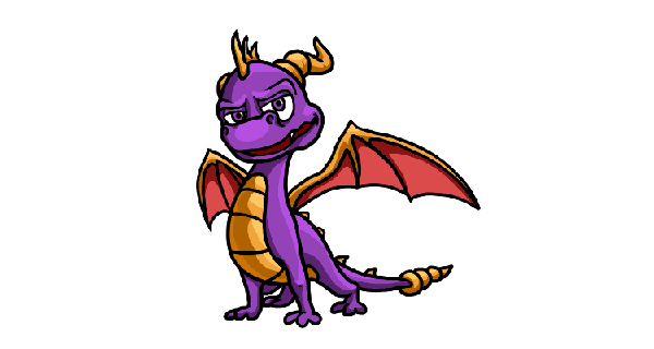 How To Draw Spyro Dragon