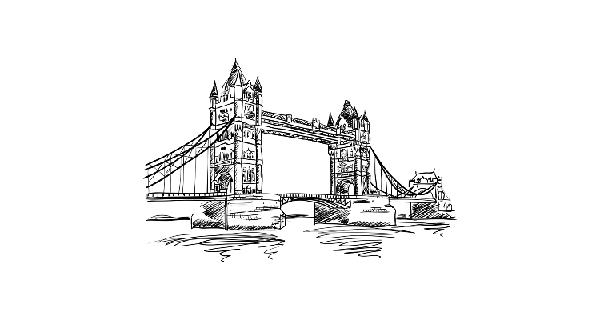 How To Draw Tower Bridge