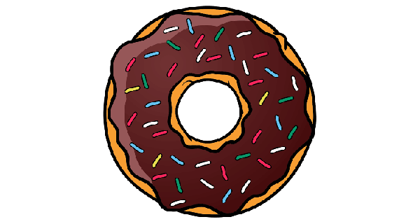 How To Draw Donut