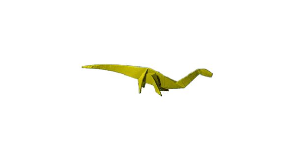 How To Make Diplodocus Dinosaur Origami