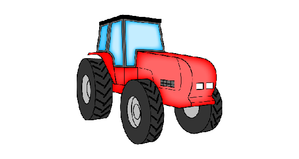 How To Draw Tractor