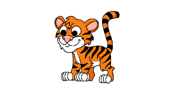 How To Draw Tiger