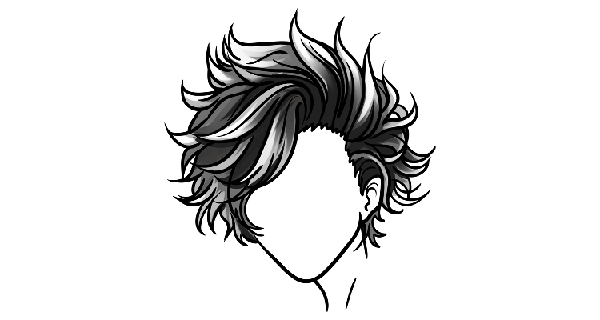 How To Draw Hair Style 14