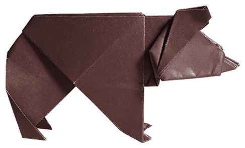 How To Make Grizzly Bear Animal Origami