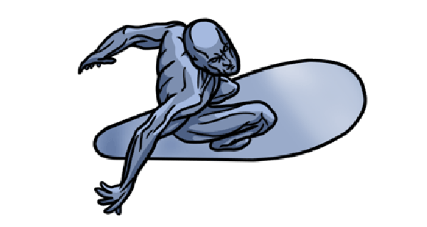How To Draw Silver Surfer