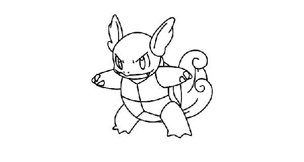 How To Draw Wartortle