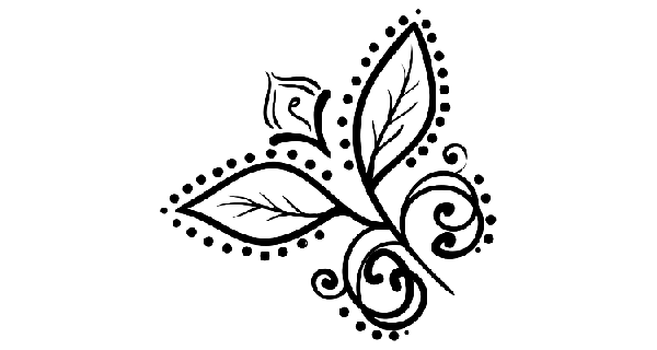 How To Draw Butterfly Mehandi 2