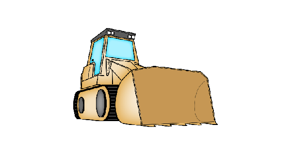 How To Draw Bulldozer