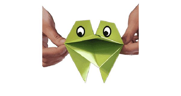 How To Make Frog’s Head Toy Origami