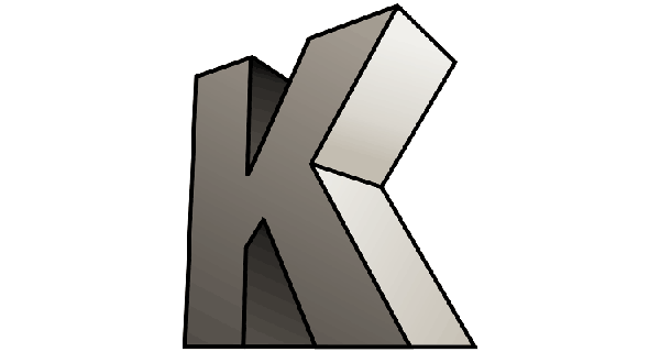 How To Draw K letter