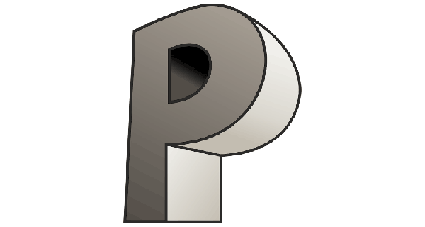 How To Draw P letter