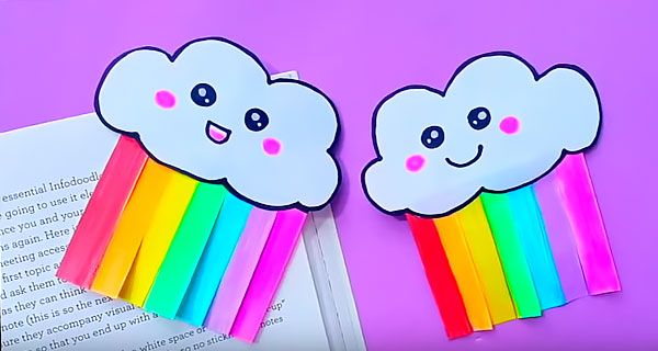 How To Make Rainbow Bookmarks