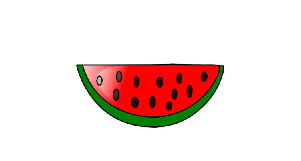 How To Draw Watermelon