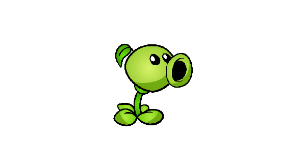 How To Draw Peashooter