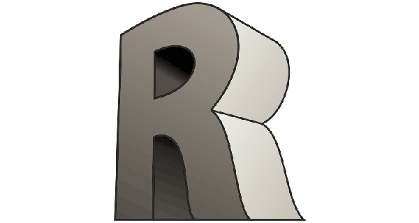 How To Draw R letter