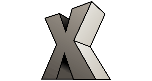 How To Draw X letter