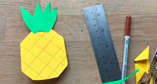 How To Make Pineapple Bookmarks, School Supplies, School Supply, DIY, Bookmarks