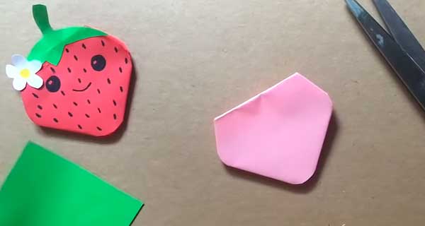 How To Make Strawberries Bookmarks, School Supplies, School Supply, DIY, Bookmarks