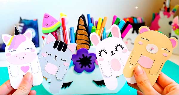 How To Make Another cute bookmarks Bookmarks, School Supplies, School Supply, DIY, Bookmarks
