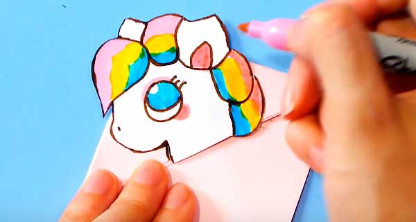 How To Make Unicorn Bookmarks, School Supplies, School Supply, DIY, Bookmarks