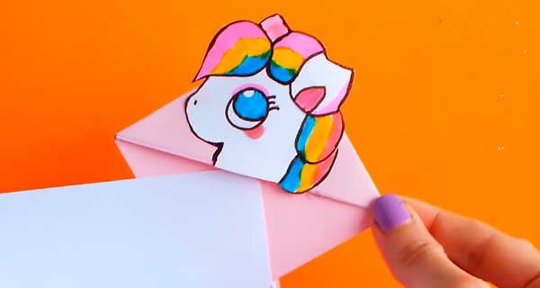 How To Make Unicorn Bookmarks, School Supplies, School Supply, DIY, Bookmarks