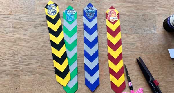 How To Make Harry Potter Style Bookmarks, School Supplies, School Supply, DIY, Bookmarks