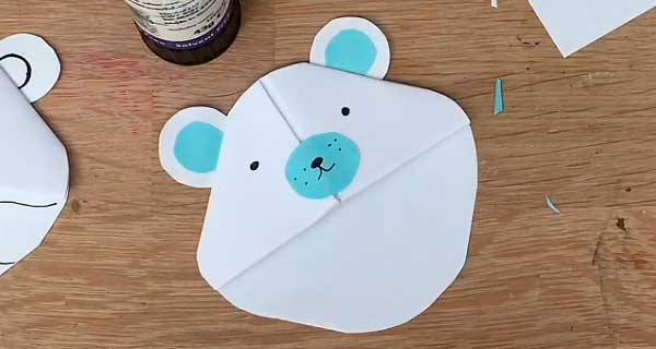 How To Make Polar bear Bookmarks, School Supplies, School Supply, DIY, Bookmarks