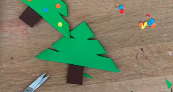 How To Make Christmas tree Bookmarks, School Supplies, School Supply, DIY, Bookmarks