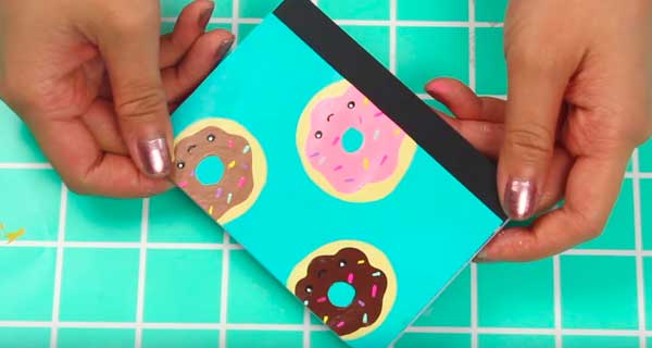 How To Make With donuts Notebooks, School Supplies, School Supply, DIY, Notebooks