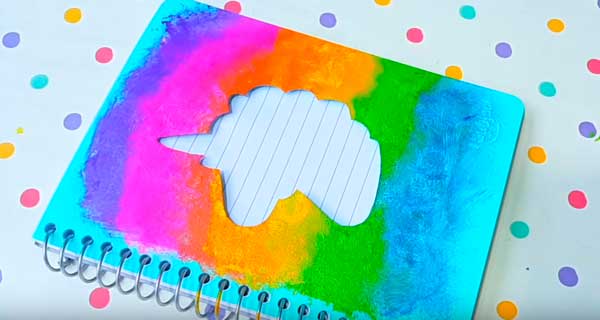 How To Make With slime Notebooks, School Supplies, School Supply, DIY, Notebooks