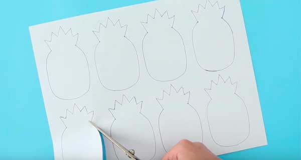 How To Make Pineapple Notebooks, School Supplies, School Supply, DIY, Notebooks