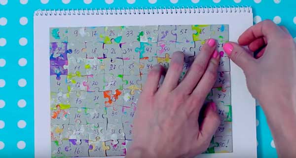 How To Make With puzzles Notebooks, School Supplies, School Supply, DIY, Notebooks