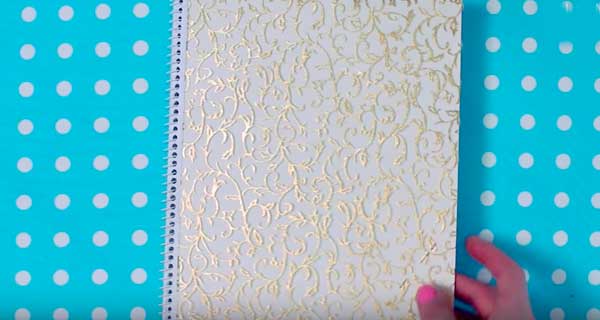 How To Make Fabric cover Notebooks, School Supplies, School Supply, DIY, Notebooks