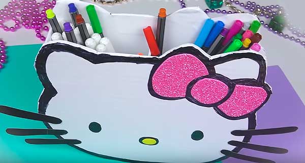 How To Make One more cat Organizers, School Supplies, School Supply, DIY, Organizers