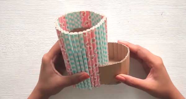 How To Make With tubes Organizers, School Supplies, School Supply, DIY, Organizers
