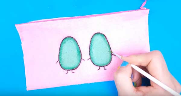 How To Make With avocado Pencil cases, School Supplies, School Supply, DIY, Pencil cases