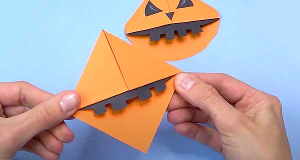 How To Make Pumpkin Bookmarks, School Supplies, School Supply, DIY, Bookmarks