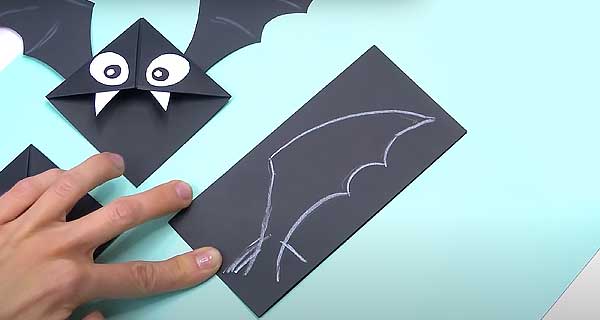 How To Make Bat Bookmarks, School Supplies, School Supply, DIY, Bookmarks