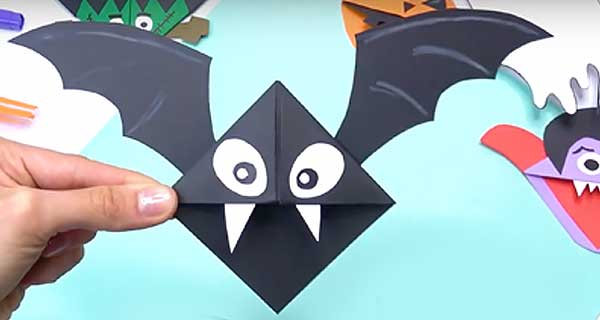 How To Make Bat Bookmarks, School Supplies, School Supply, DIY, Bookmarks