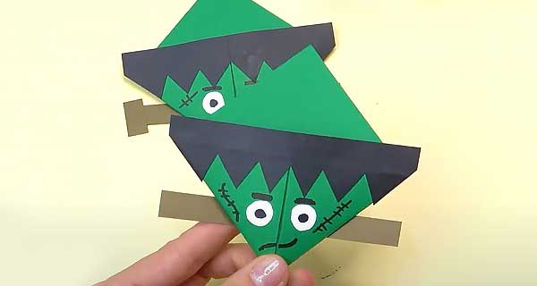 How To Make Frankenstein Bookmarks, School Supplies, School Supply, DIY, Bookmarks