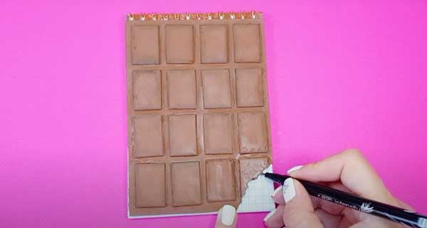 How To Make Chocolate Notebooks, School Supplies, School Supply, DIY, Notebooks